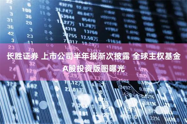 长胜证券 上市公司半年报渐次披露 全球主权基金A股投资版图曝光