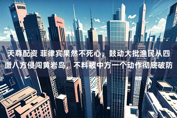 天尊配资 菲律宾果然不死心，鼓动大批渔民从四面八方侵闯黄岩岛，不料被中方一个动作彻底破防